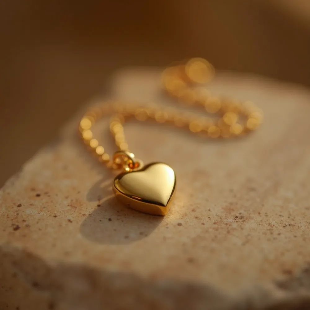 آویز طلا قلب ۱۸ عیار